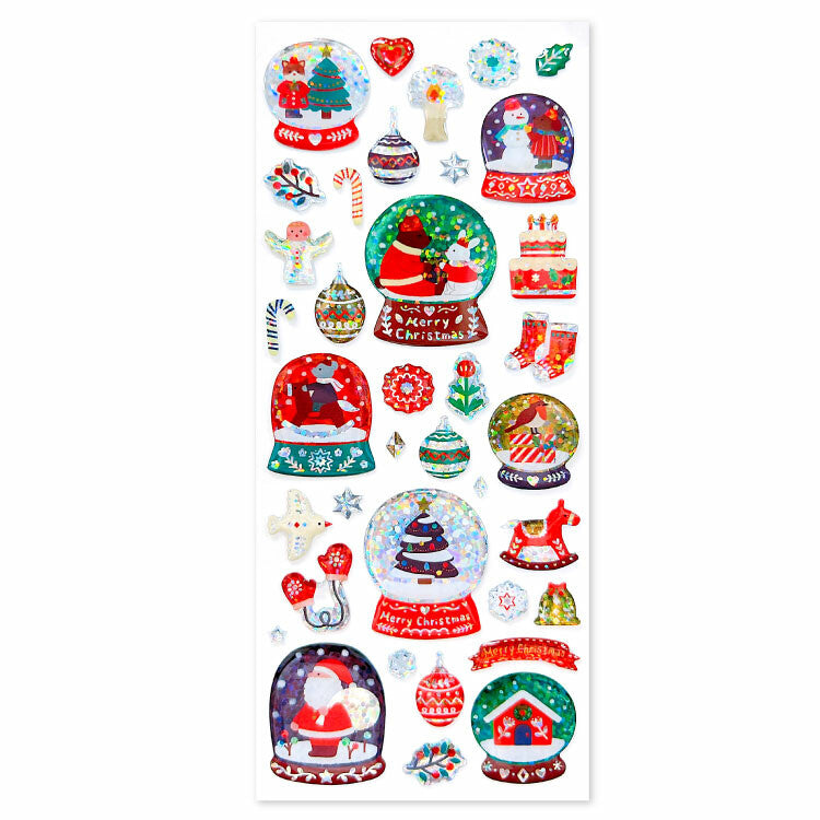 Stickers Christmas Drop Seal Snowball