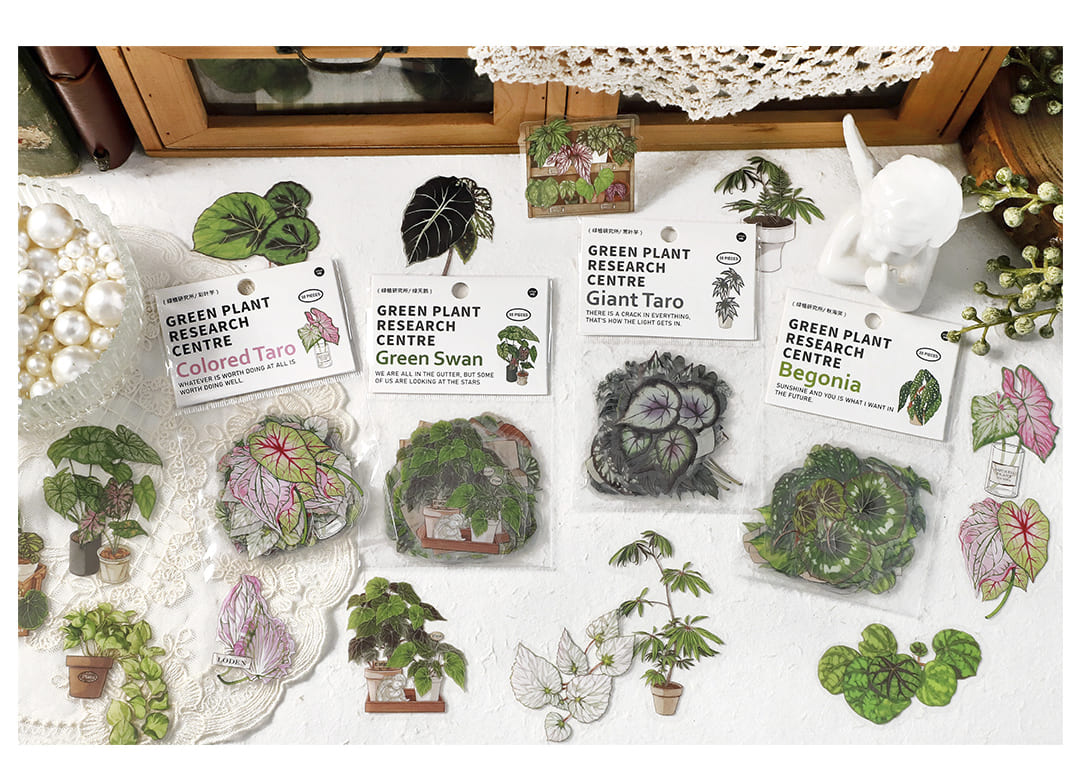Stickers Green Plant Research Centre Giant Taro