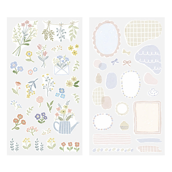 Stickers Two Sheets Flower