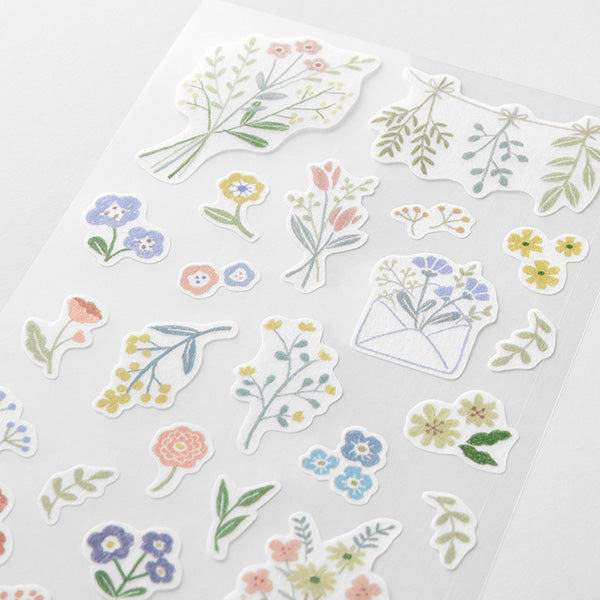 Stickers Two Sheets Flower