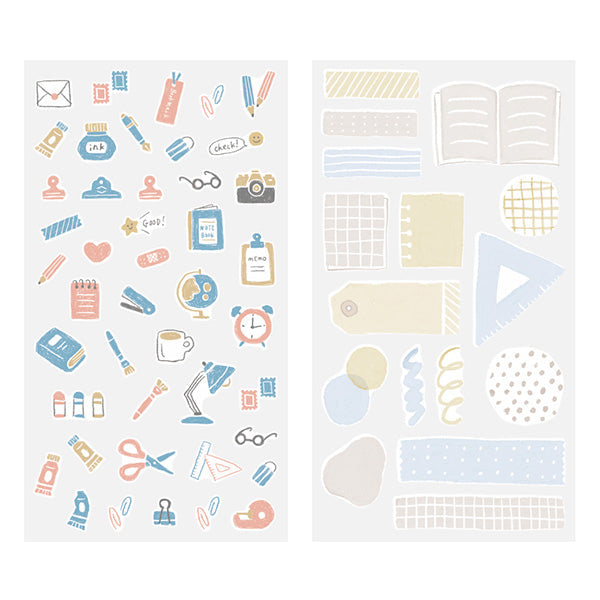 Stickers Two Sheets Stationery