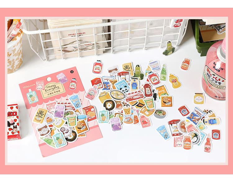 Stickers Happy Everyday Snack Shop