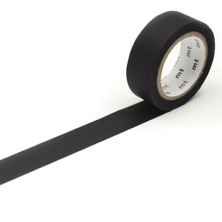Washi Tape Matte Black