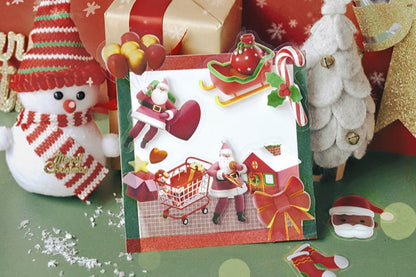 Stickers Christmas 3D Surprise Gift