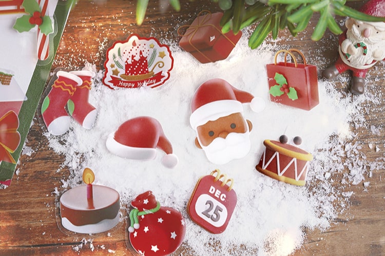 Stickers Christmas 3D Surprise Gift