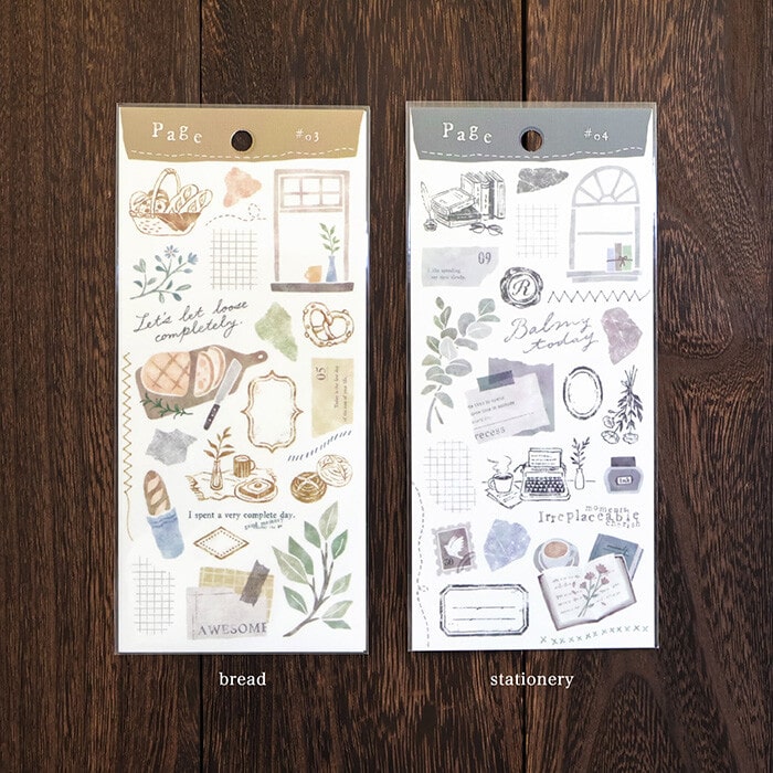 Stickers Page Bread
