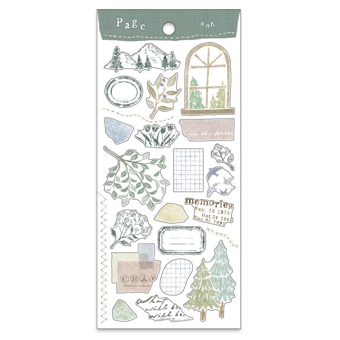 Stickers Page Forest