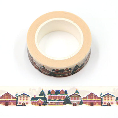 Washi Tape Snow House