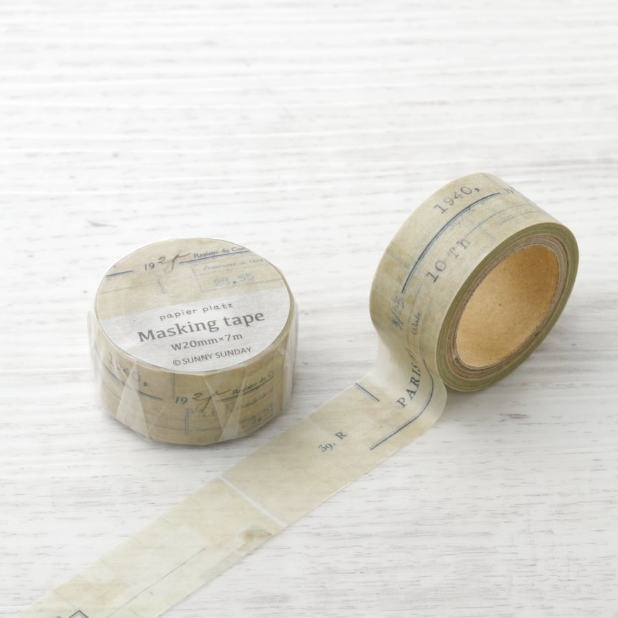 Sunny Sunday Paris Vintage Washi Tape
