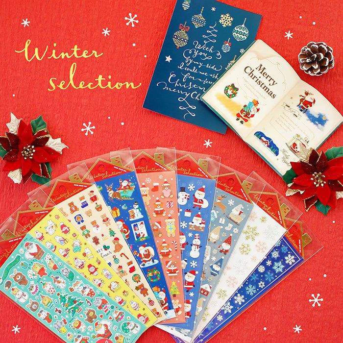 Stickers Winter Shibanban &amp; Santa Claus