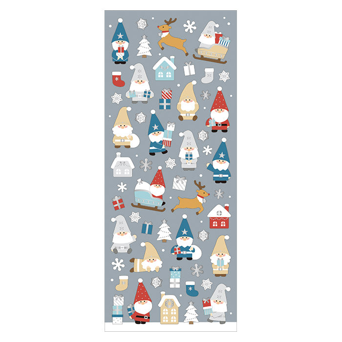 Stickers Winter Toy Santa