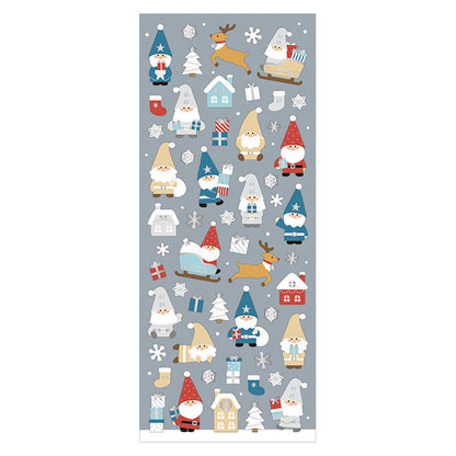 Stickers Winter Toy Santa