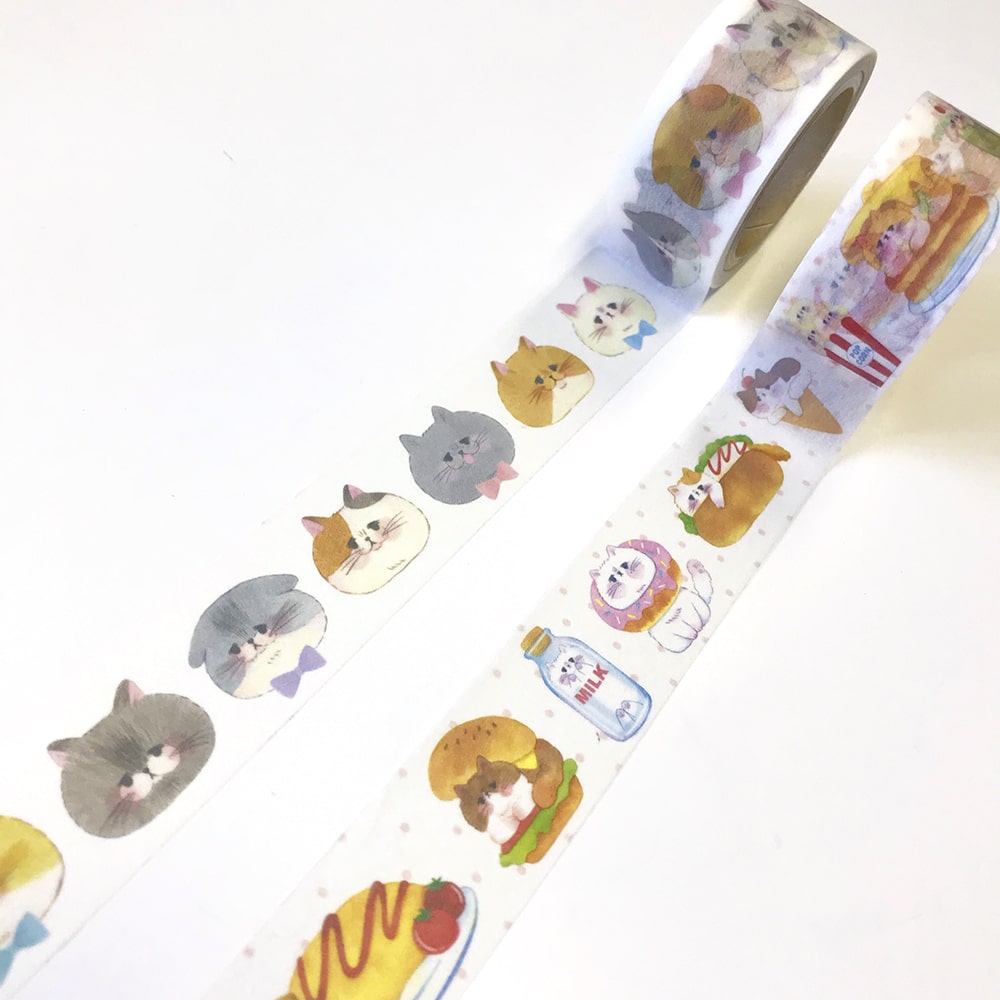 Papier Platz | Yoko Cat Face Washi Tape